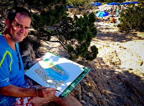 peinture en plein air