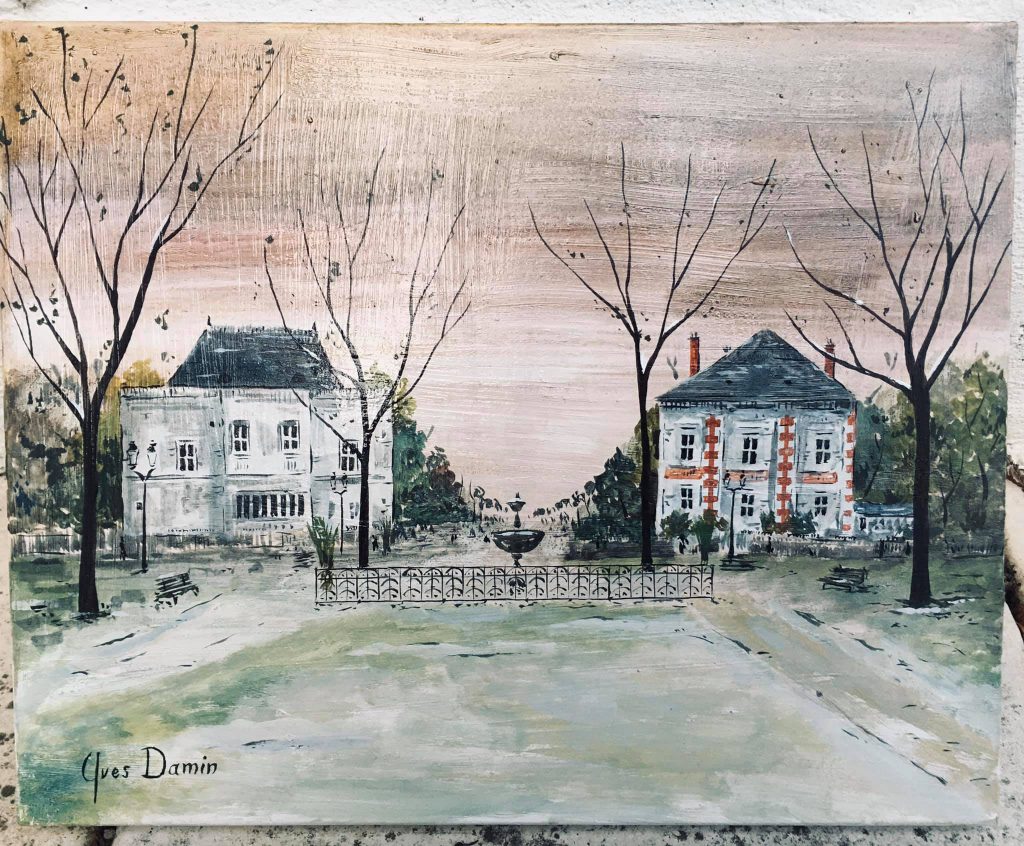 Tableau Maisons-Laffitte en hiver