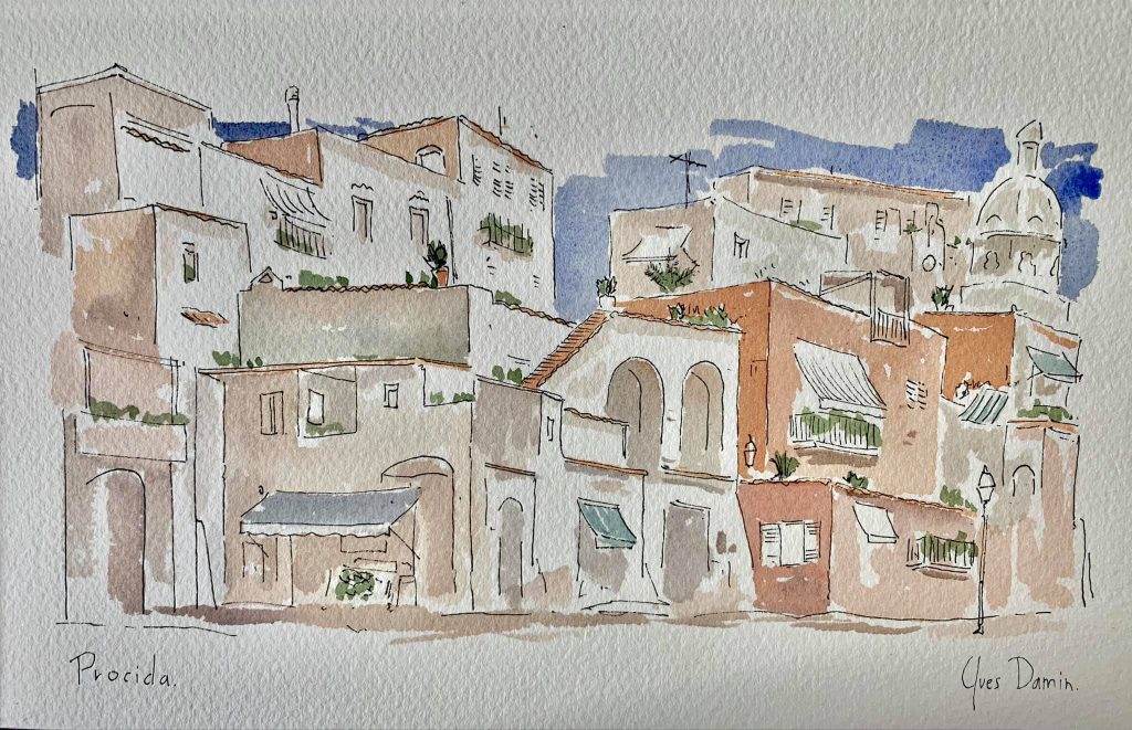 Italy watercolors