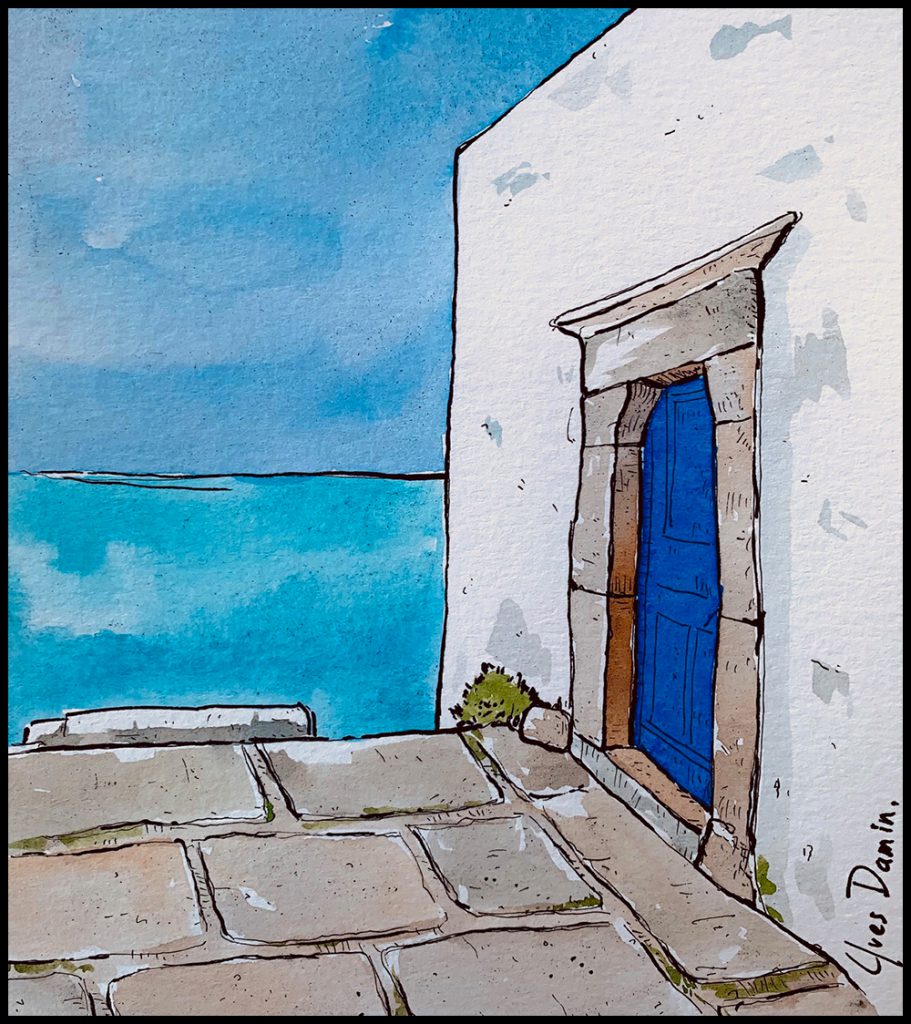 painting of the Cyclades