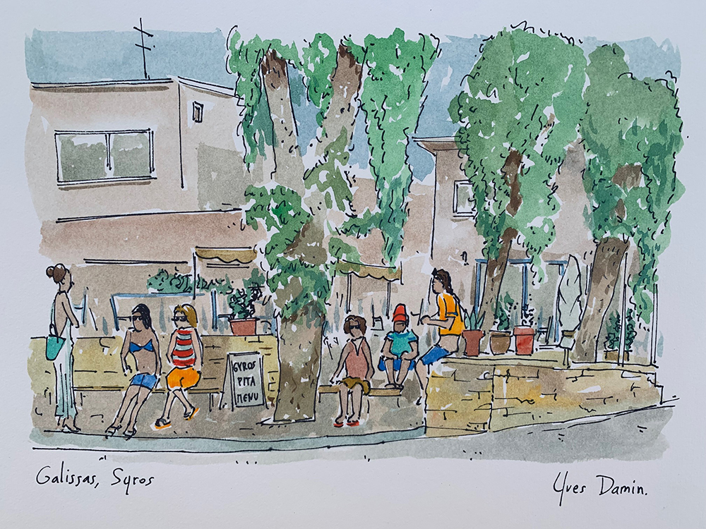 dessin original des Cyclades