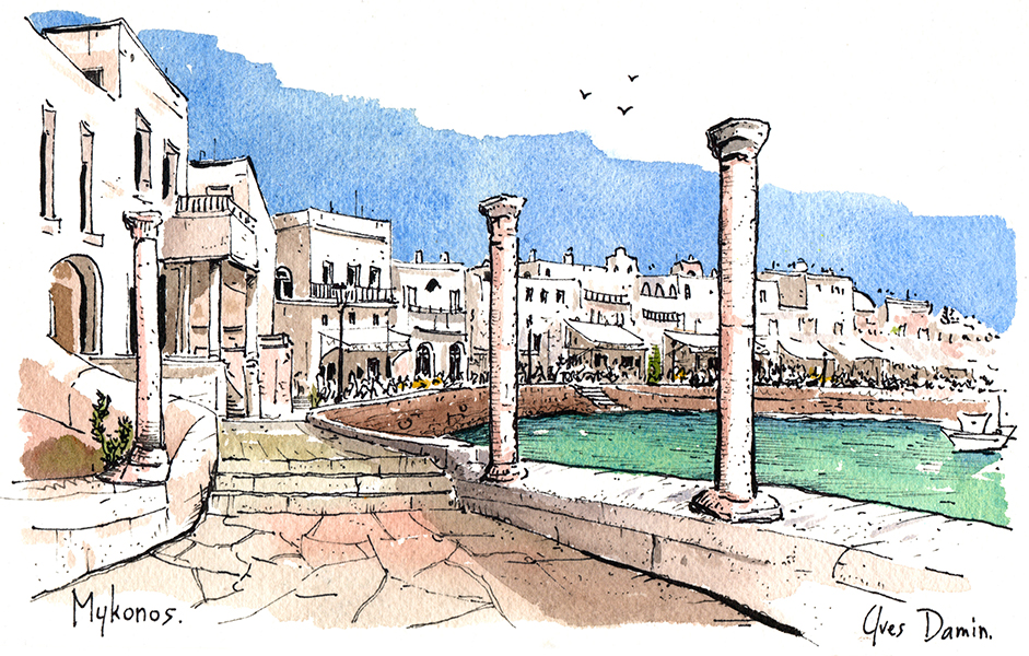 Peinture de Mykonos