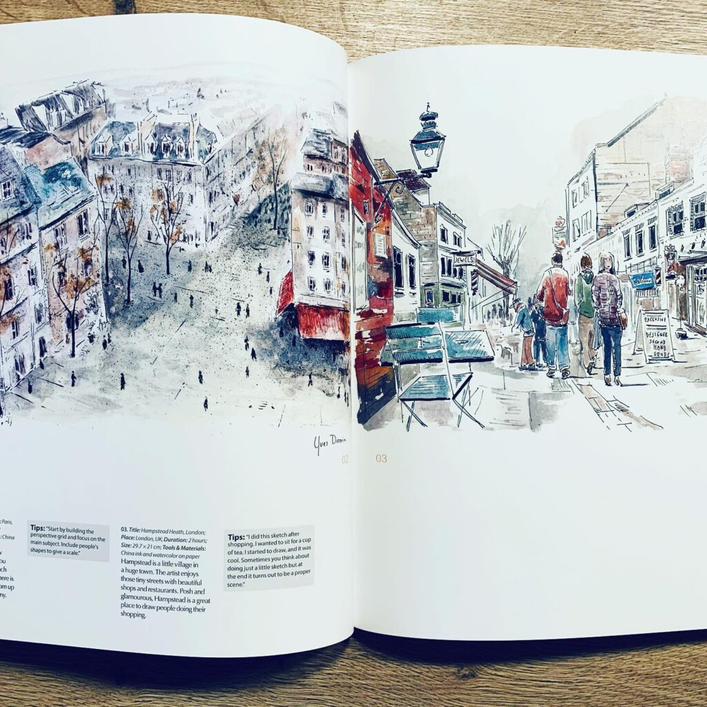 city sketch artbook