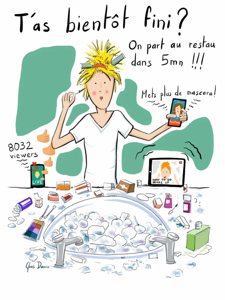 illustration de magazine
